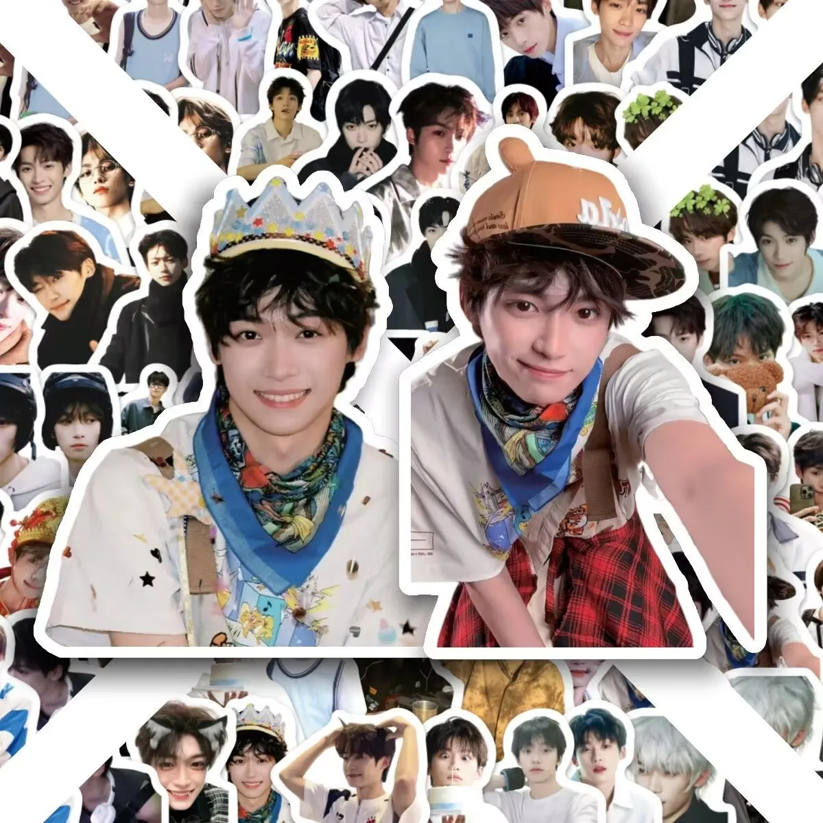 [당신만을 위한 독점] 외모 기준이 높은 잘 생긴 남자들의 300개의 Ziyu 스티커 '역사랑 우수웨이' 스타 DIY 다이어리