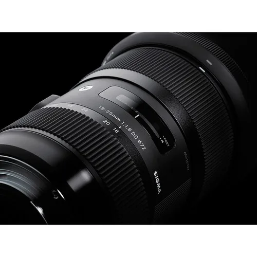 Sigma 18-35mm F1.8 DC HSM Art Lens APS-C Format Wide Angle Zoom 18-35mm F1.8 Lens for Canon Mount or Nikon Mount