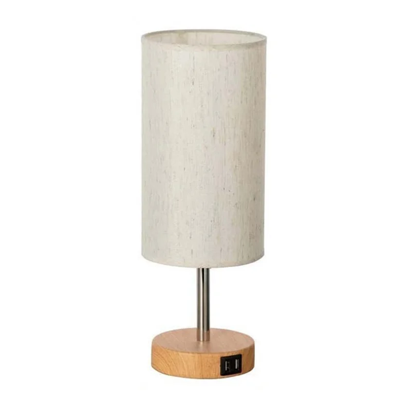 

GIGI рядом с настольной лампой для тумбочки в спальне — 3-сторонняя сенсорная лампа с регулируемой яркостью, USB C, зарядные порта и розетка переменного тока