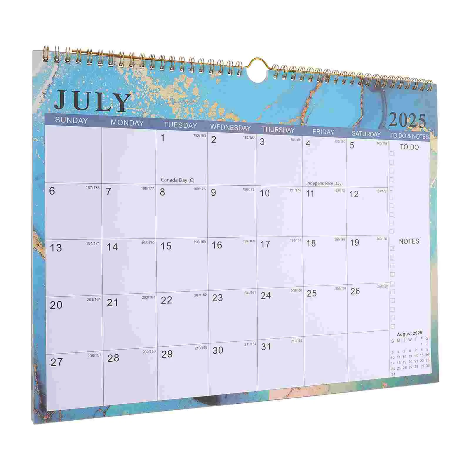 

2025 Wall Calendar Work Schedule Planner Boho Makeup Advent Hand Torn Large Monthly Paper Office for Refrigerator