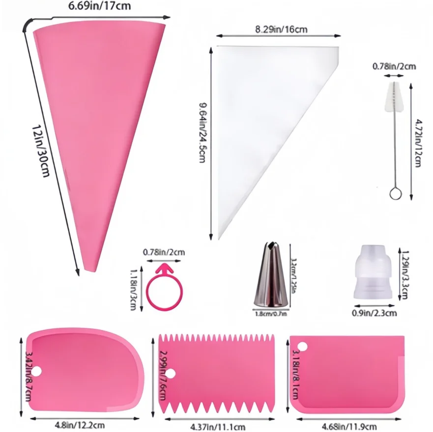 40Pcs Cake Decorating Piping S - Decorating Tip Set recensione e prezzo