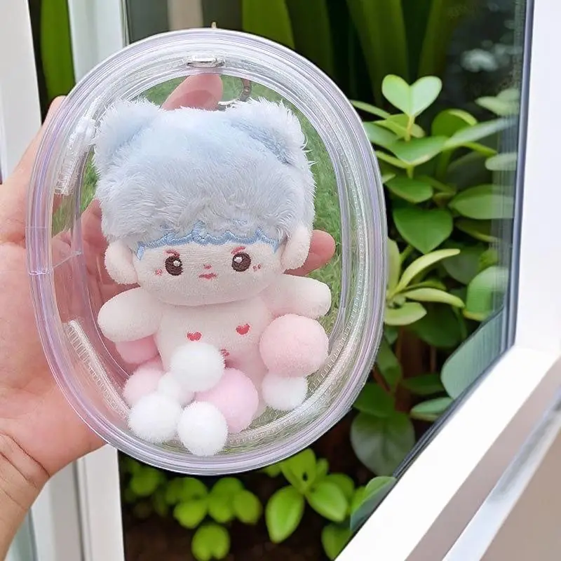 Pendant Bag Mini Zipper Storage Bag PVC Transparent Organizer Portable Storage Pouch for Data Cable Earphone Coin Charger