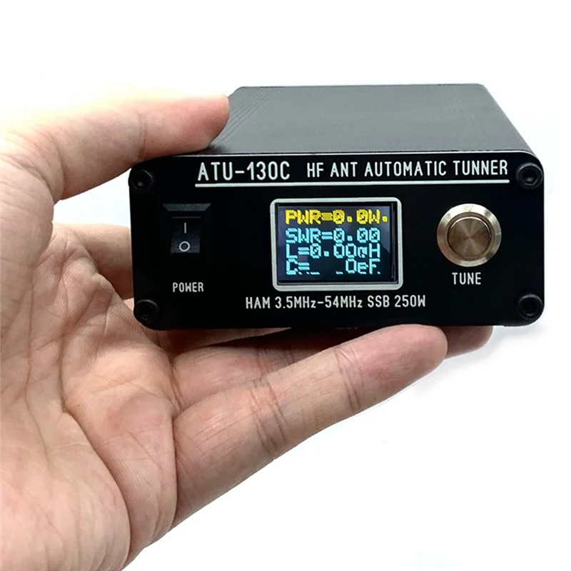 【A69Z】ATU130C Tuner 250W Automatic Antenna Tuner Supports AM FM CW SSB For Amateur Radio Transcceiver