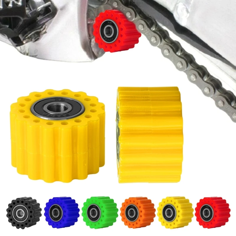 R9CC 8/10mm Drive Chain Roller Pulley Wheel Slider Tensioner Wheel Guide For Motorcycle Motocross Pit Dirt Bike ATV CRF CR