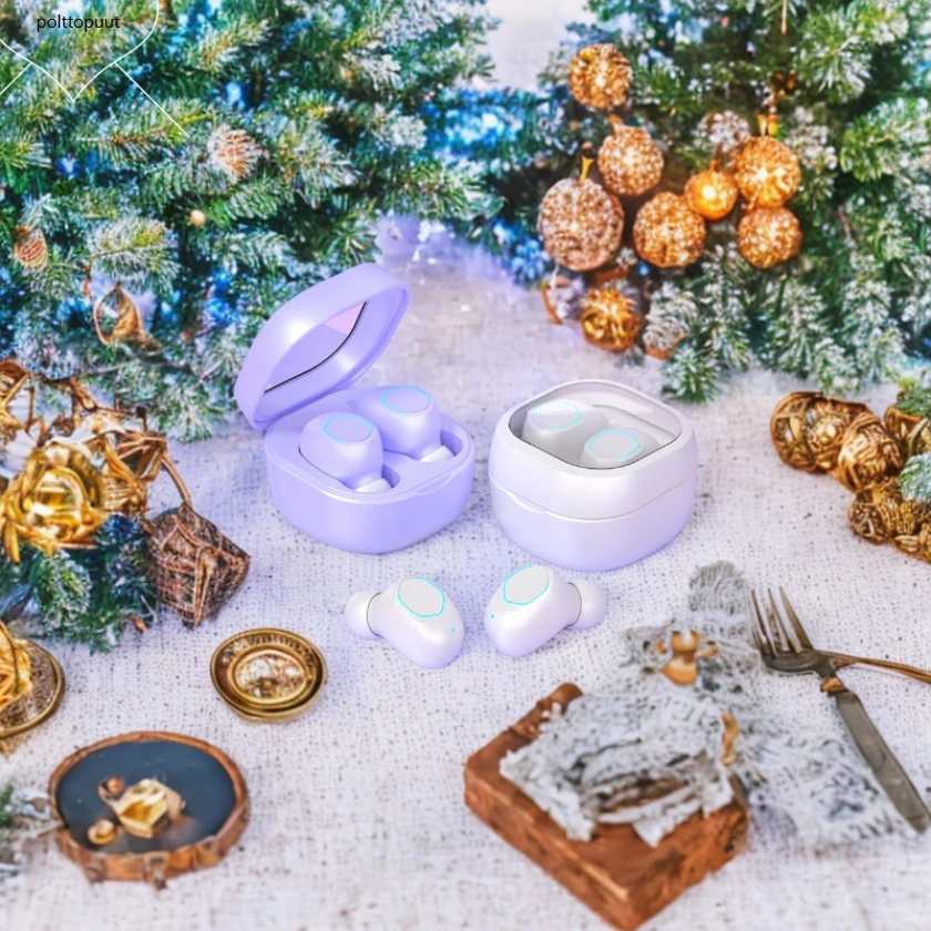 Polttopuut mini feijão no ouvido m21 alimentação dupla redução de ruído ativo 0.038s atraso bluetooth 5.4 esportes à prova dwaterproof água música fones de ouvido