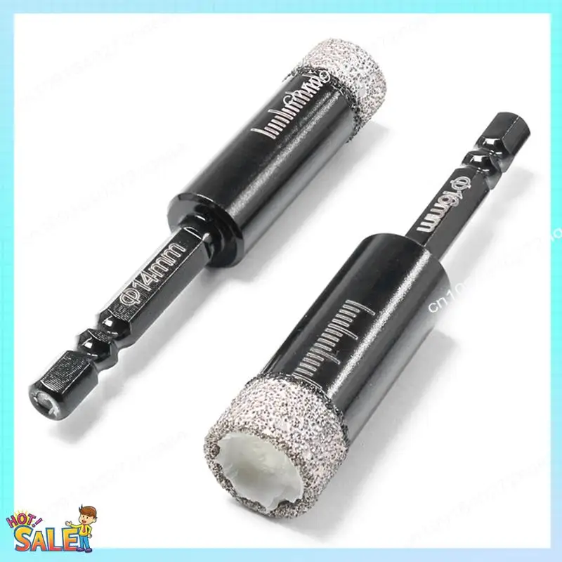 N08R 5 ชิ้น Brazed เจาะ ชุดสูญญากาศ Brazed Diamond Core เจาะ เหมาะสําหรับกระเบื้องหินอ่อนหินแก้ว