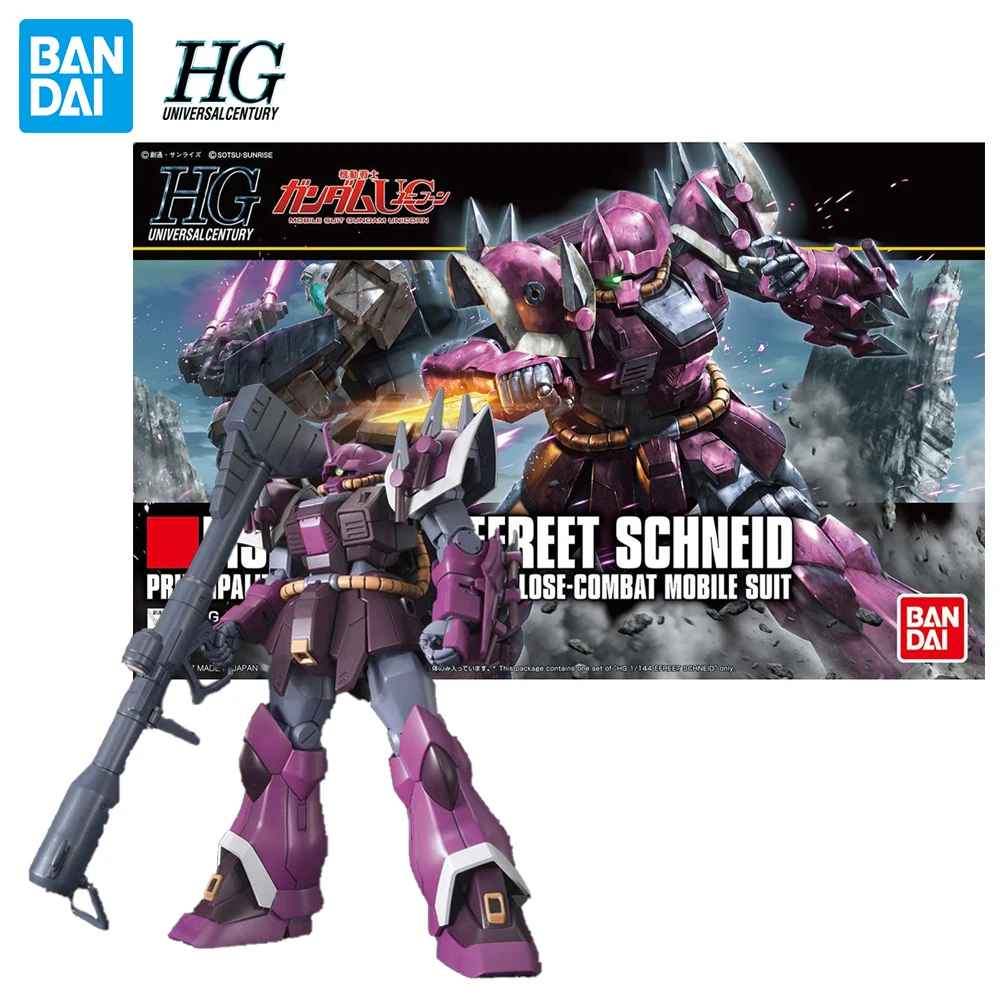 

Оригинальный Bandai Gundam HGUC H206 MS-08TX/S Efreet Schneid коллекция фигурок в сборе мобильный аниме экшн-модель игрушки подарки