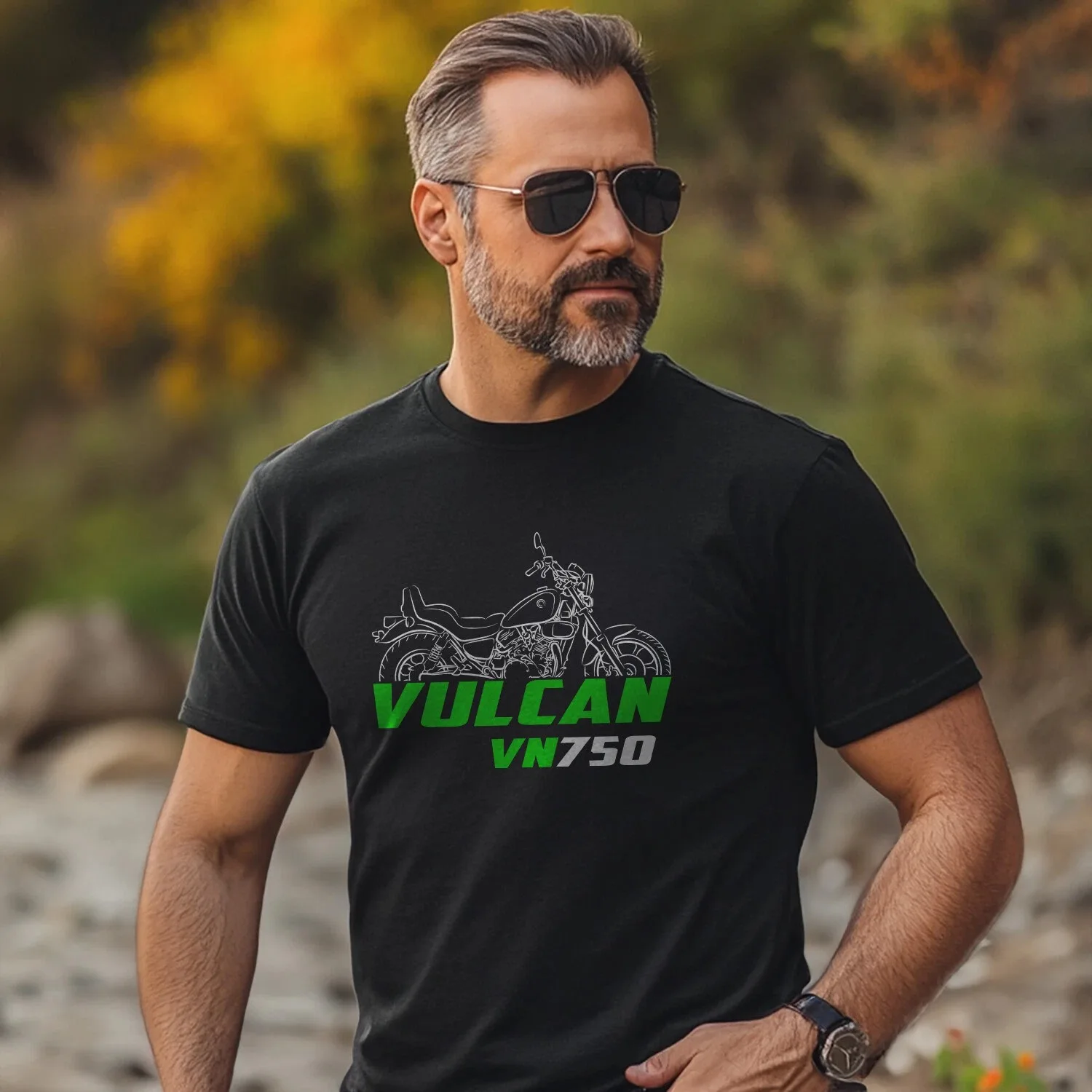 VN750 Vulcan 750 1986-2006 - Motorcycle T-Shirt for Riders