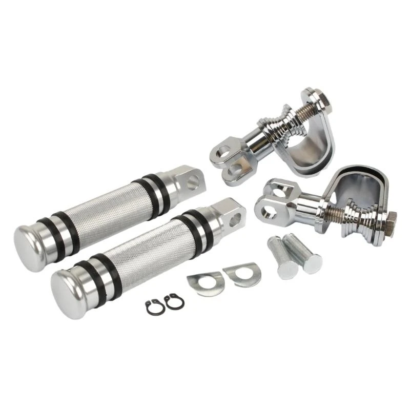 

U13C Motorcycle Highway Foot Pegs Clamp Engine Guard Mount Aluminum Footrest Mount
