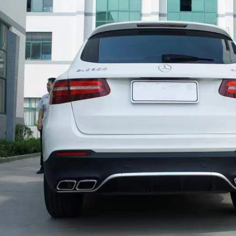 NewestGLC 200 260 300 X253 Upgraded Facelift GLC63 AMG Body Kit Front Rear Bumper For Mercedes-Benz GLC 2016-2019 - Image 3