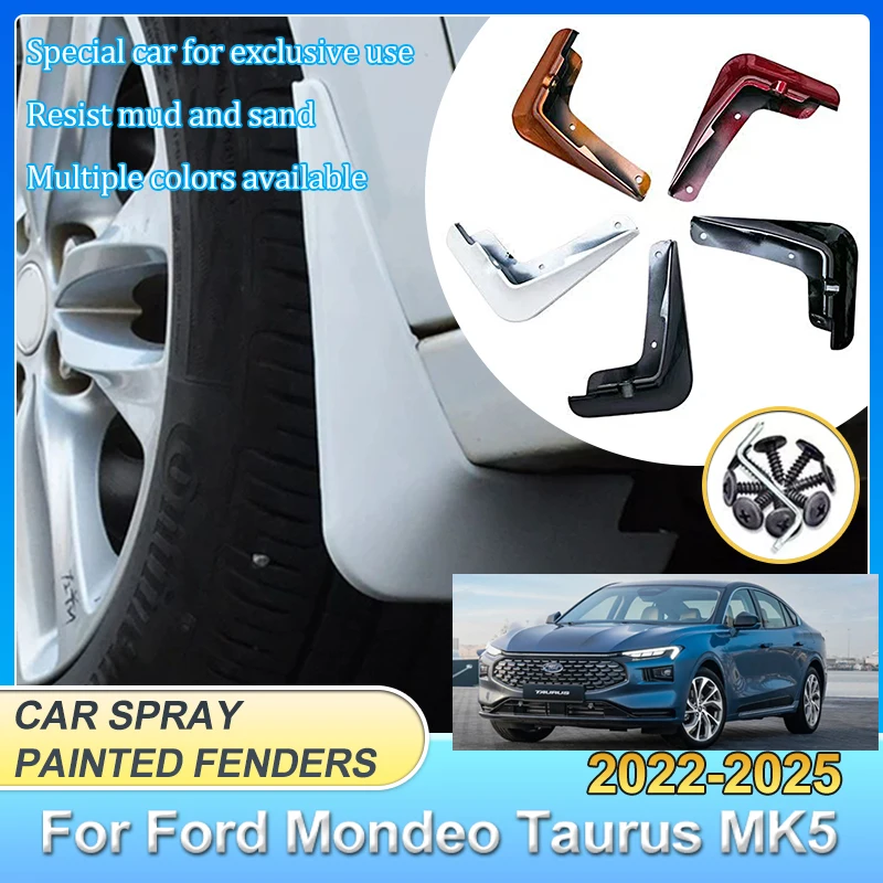

For Ford Mondeo Taurus MK5 2022-2025 2023 2024 Car Mudguards Auto Flap Splash Guard Front Rear Fenders Mud Flap Tool Accessories