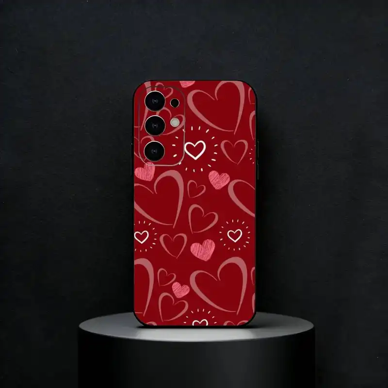 Bowknot Heart Phone Case For Samsung S25,S24,S23,S22,S21,S20,Plus,Fe,Lite,Others Black Cover - Image 6