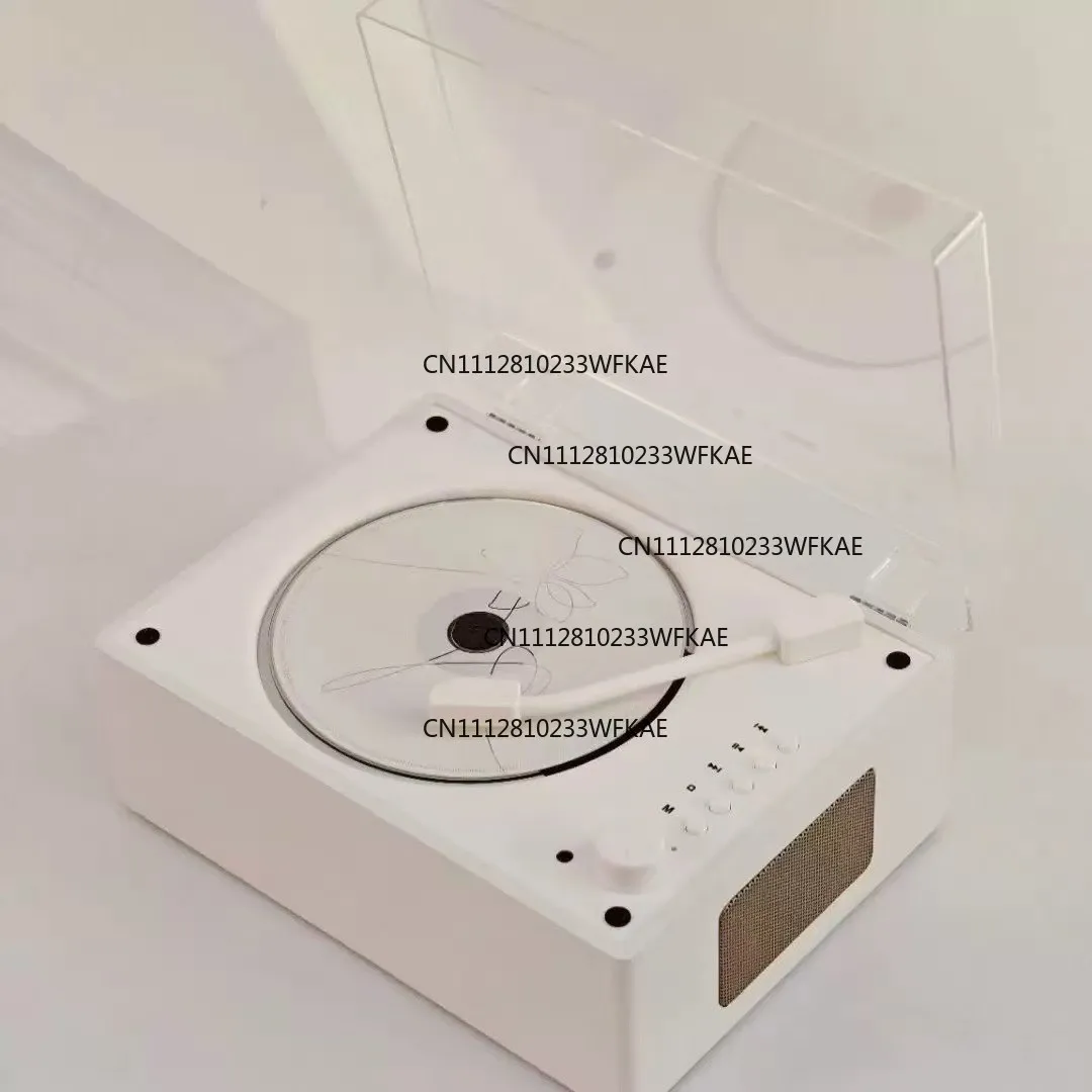 Retro album CD player vinyl bluetooth speaker turntable CD player rechargeable home CD player