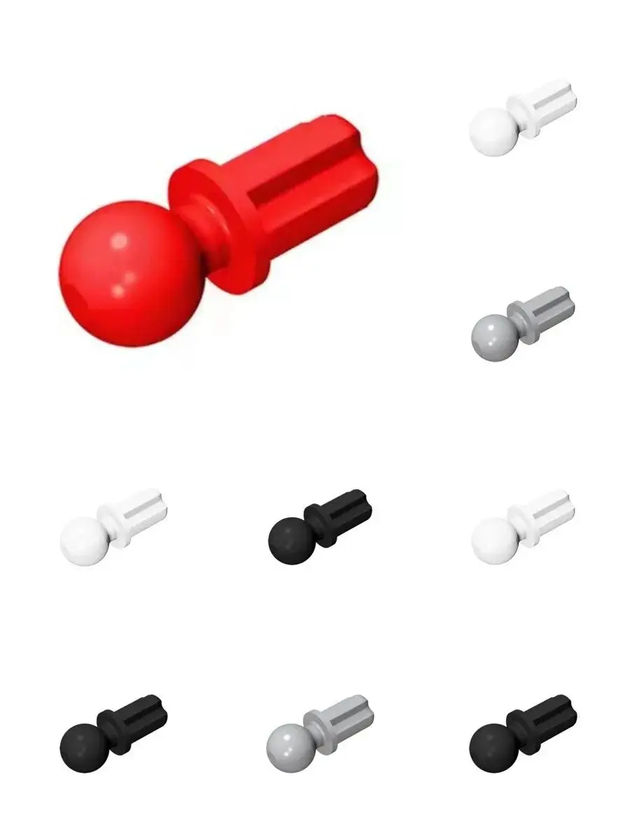 50pcs 2736 axe 1L boule de remorquage briques Collections en vrac modulaire GBC jouets pour technique MOC ensemble blocs de construction compatibles