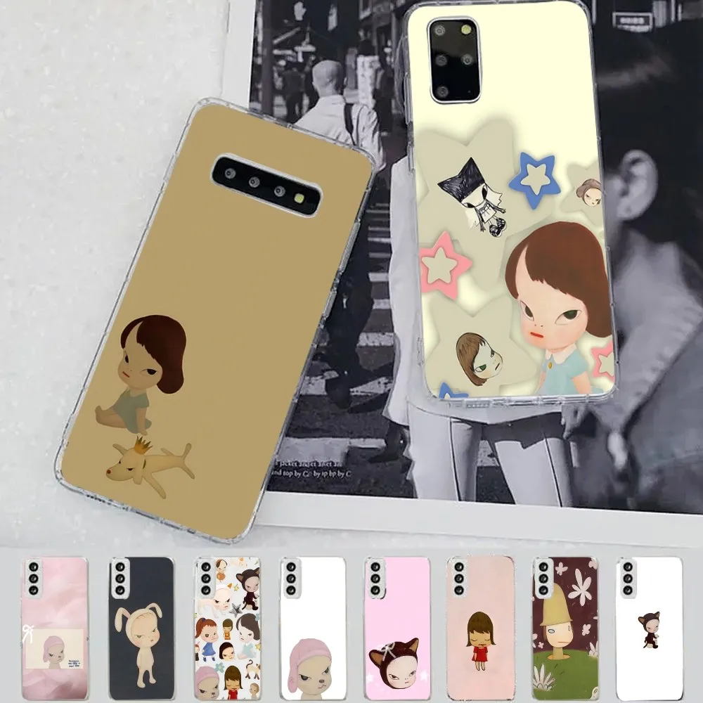 Y-Yoshitomo Nara Phone Case For Samsung GalaxyA 10 20 30 50s 70 51 52 71 4g 12 31 21 31 S 20 21 Plus Ultra