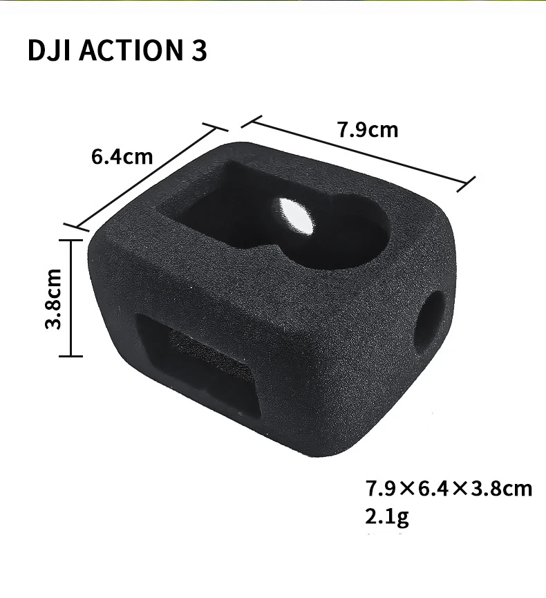 For DJI Osmo Action 3 4 5Pro Camera Accessories WindSlayer Foam Windscreen Windshield Sponge Foam recording Cover Case Action3 4