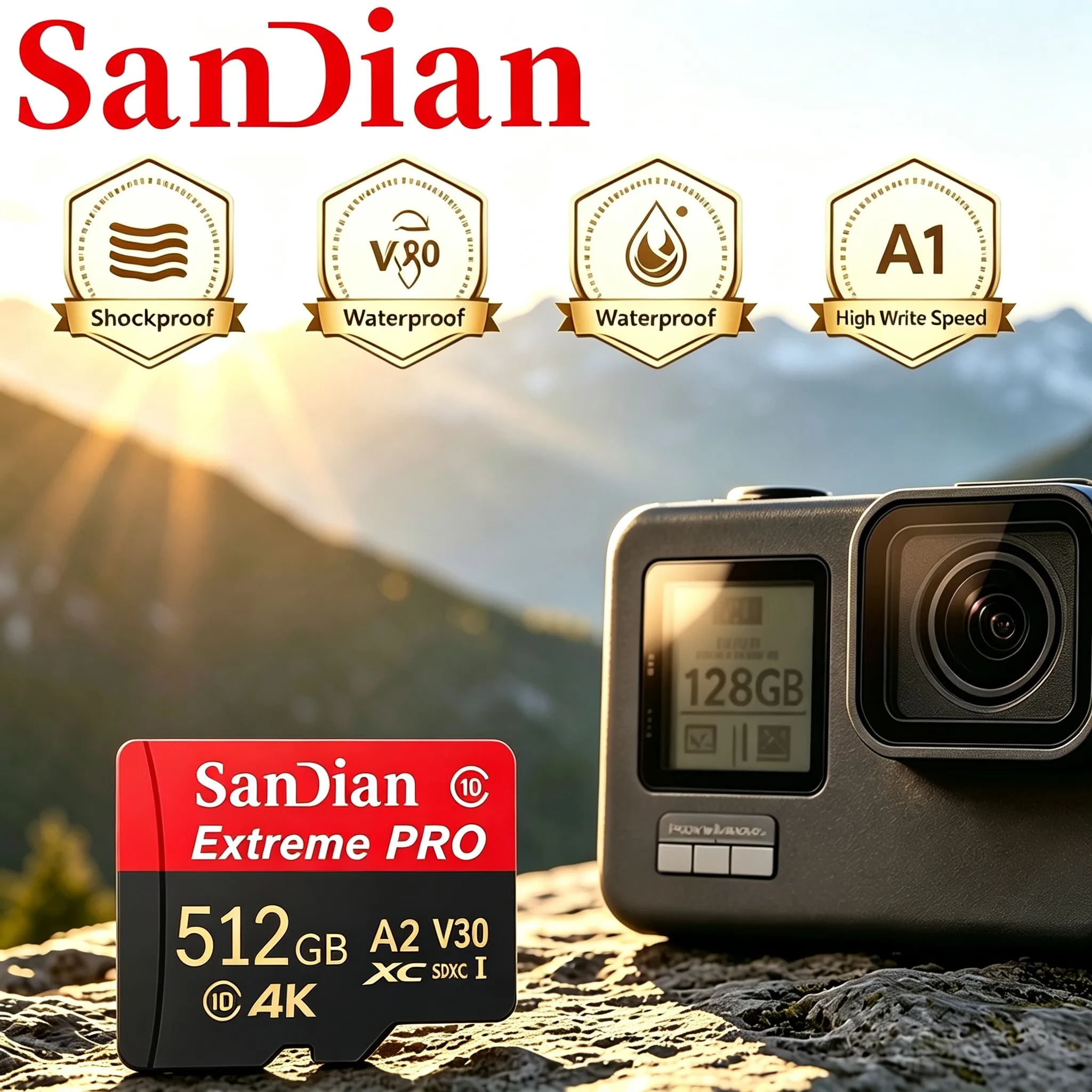 بطاقات SD سريعة النقل، بطاقة ذاكرة 32 جيجابايت، بطاقة Micro TF SD 128 جيجابايت، بطاقات TF 256 جيجابايت A2 للكاميرا المحمولة/الكمبيوتر المحمول/الكمبيوتر المكتبي/الهاتف المحمول/الألعاب