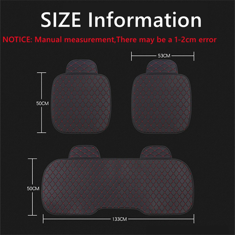 WZJ PU Universal Car Seat Covers Protector Seats Mats Pad For AUDI Q3 Q5 A1 A4 A7 SQ5 A6 S7 S8 A3 Q7 TT Q4 e-tron Q8 S1 S3 RS4 R