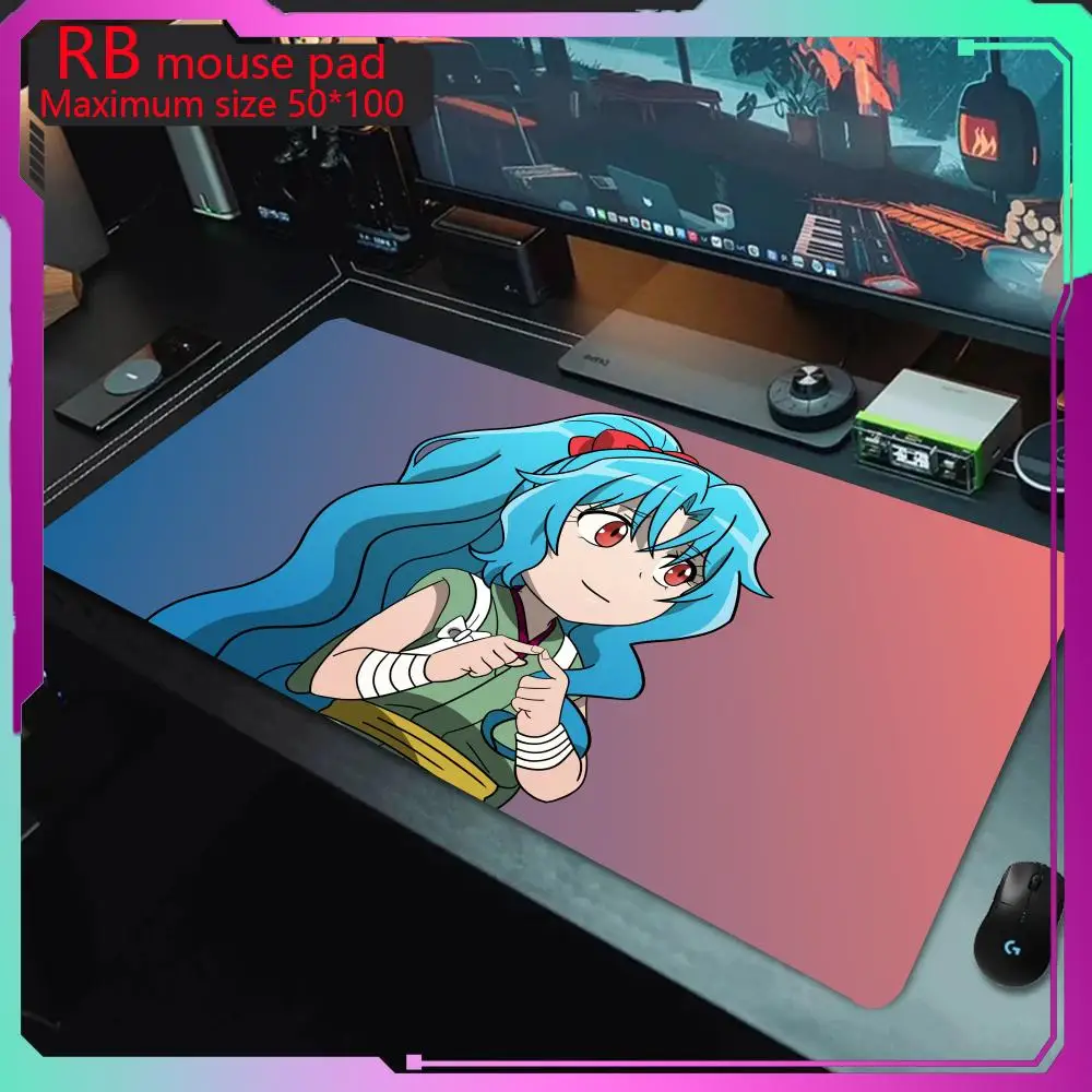 

Mouse Pad Tsuki-ga-Michibiku-Isekai-Douchuu MousePad Electronic game mouse pad is easy to use, with anti slip and wear-resistant