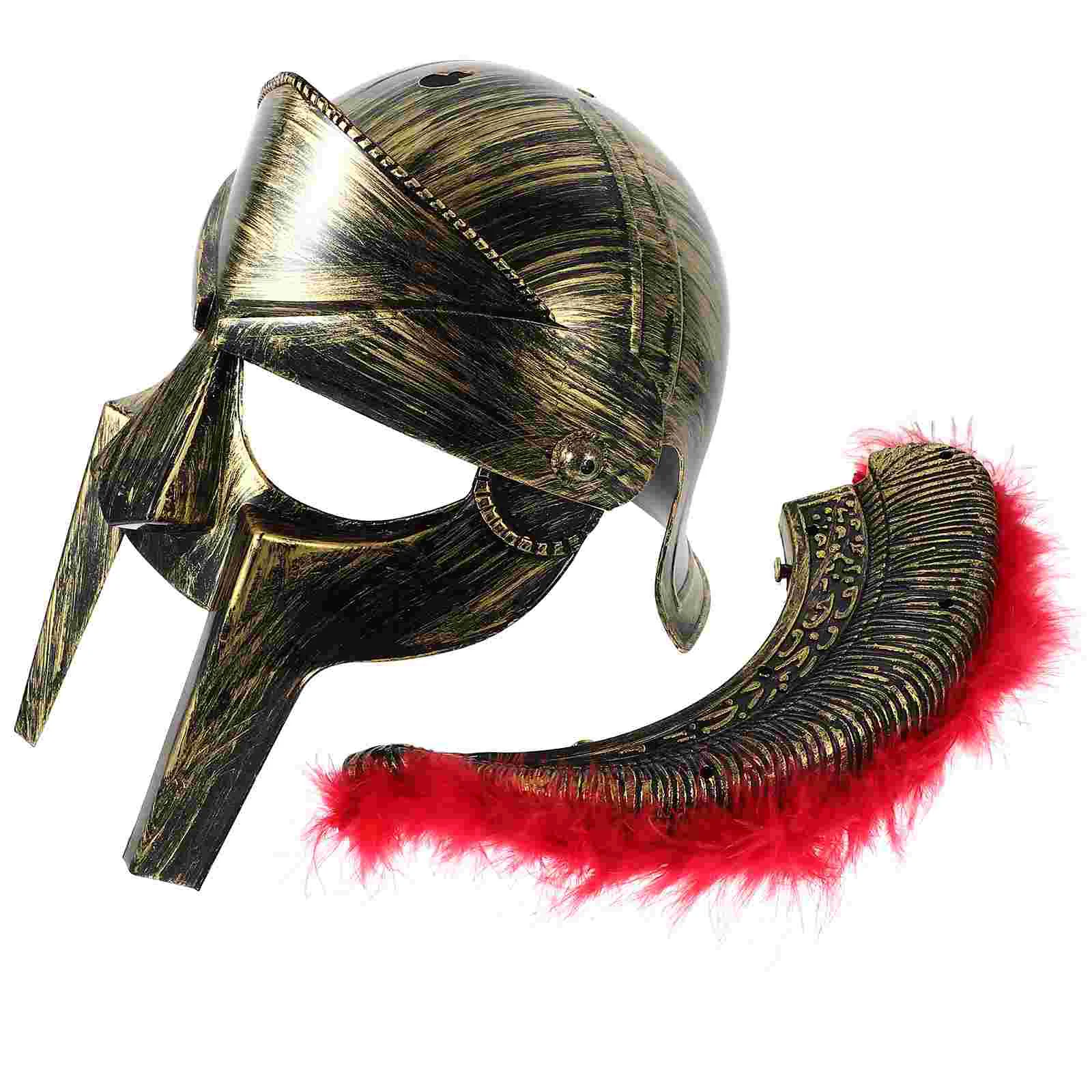 

Samurai Hat Men Roman Costume Gladiator Hats Clothing Soldier Cosplay Plastic