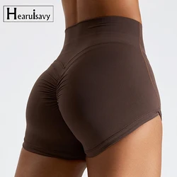 Pantalones cortos de Yoga Scrunch para mujer, pantalones cortos deportivos informales, mallas para correr, gimnasio, entrenamiento, ropa de Yoga de secado rápido