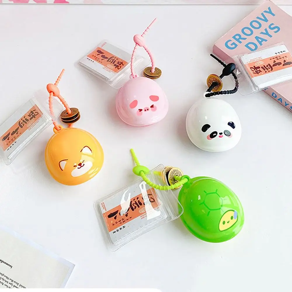 Fashion Little Animal Toy Key Chain Cute Good Luck Copper Coin Tide Turtle Shell Doll Pendant Lucky Turtle Cat Animal Pendant