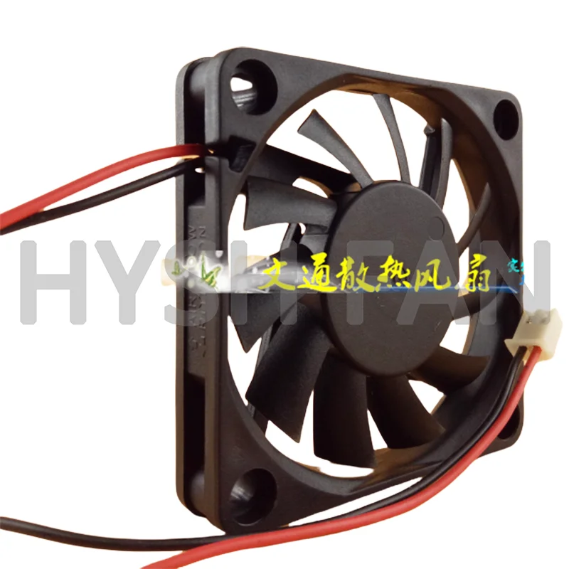 Ventilador de refrigeração do poder do carregador do carro, FX0610H12S, 12V, 0.18A, 6cm, 6010