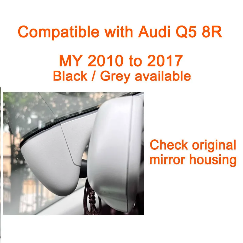 GRECOREAL 4K Dash Cam Voor en Achter 2160P WiFi Auto Dual Dashcam APP Controle Gemakkelijk te installeren Plug Play Compatibel met Audi Q5 8R - afbeelding 1