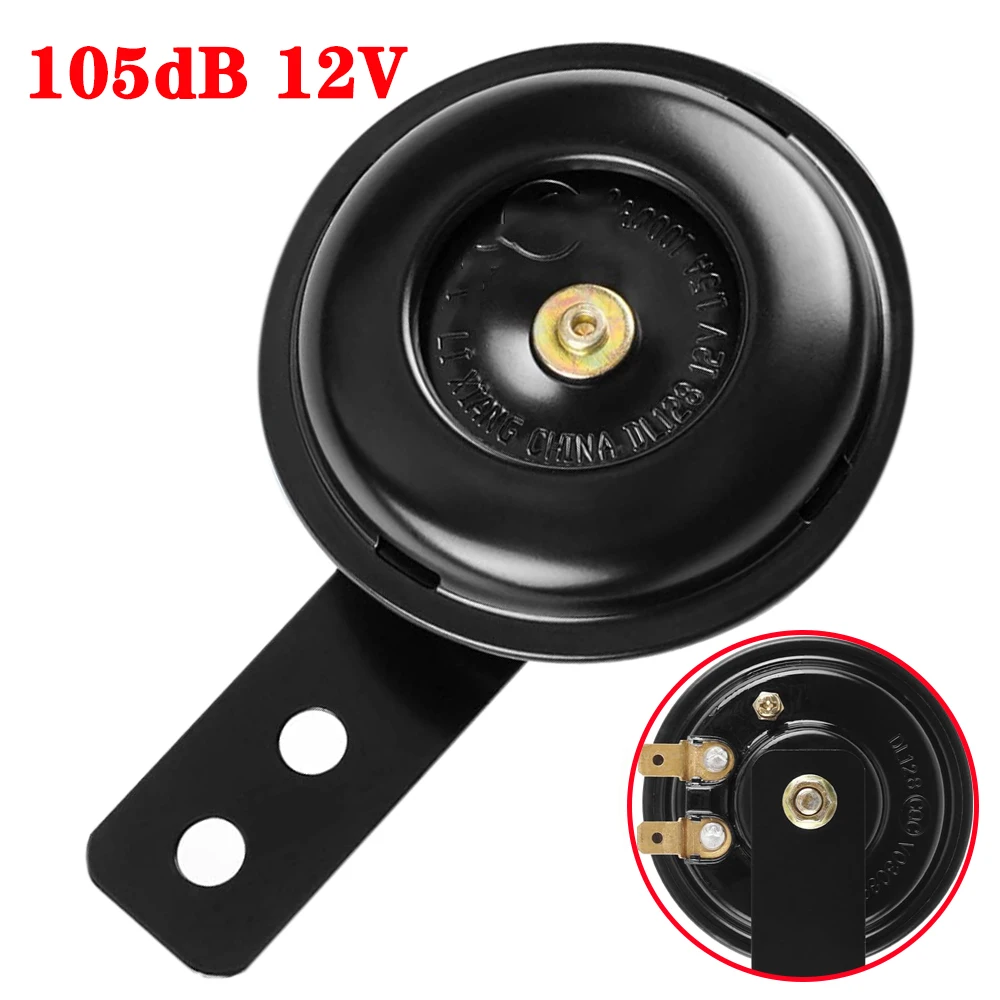 Bocina de motocicleta de 105db y 12V, altavoz con silbato fuerte para coche, Kit de máquina de advertencia eléctrica, accesorios para motocicleta Dirt Pit Bike