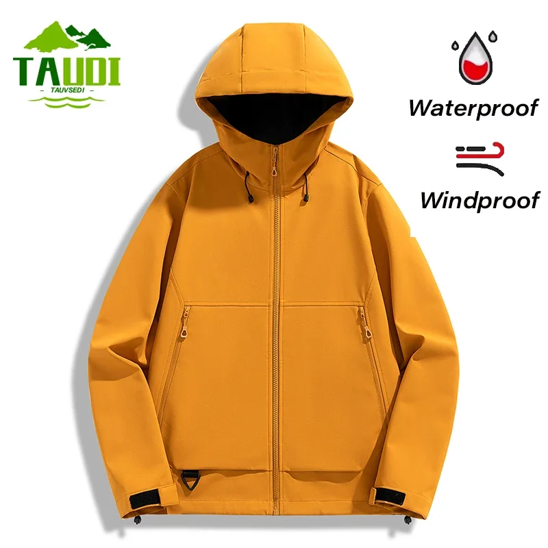 Men Outdoor Jackets Men Spring Casual Hooded Jacket Coats Mens Autumn Waterproof Fashion Brand Quality Windbreaker Jackets Male