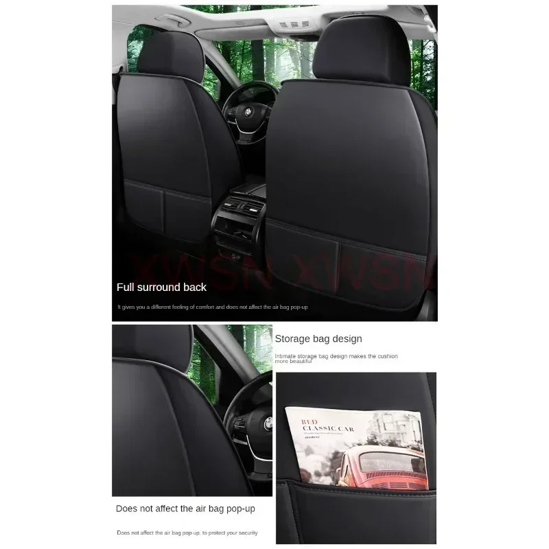 Universal Style Full Coverage Flax Car Seat Cover for Skoda Superb 2 Audi A6 Mitsubishi ASX Freelander 2 Car Accessories