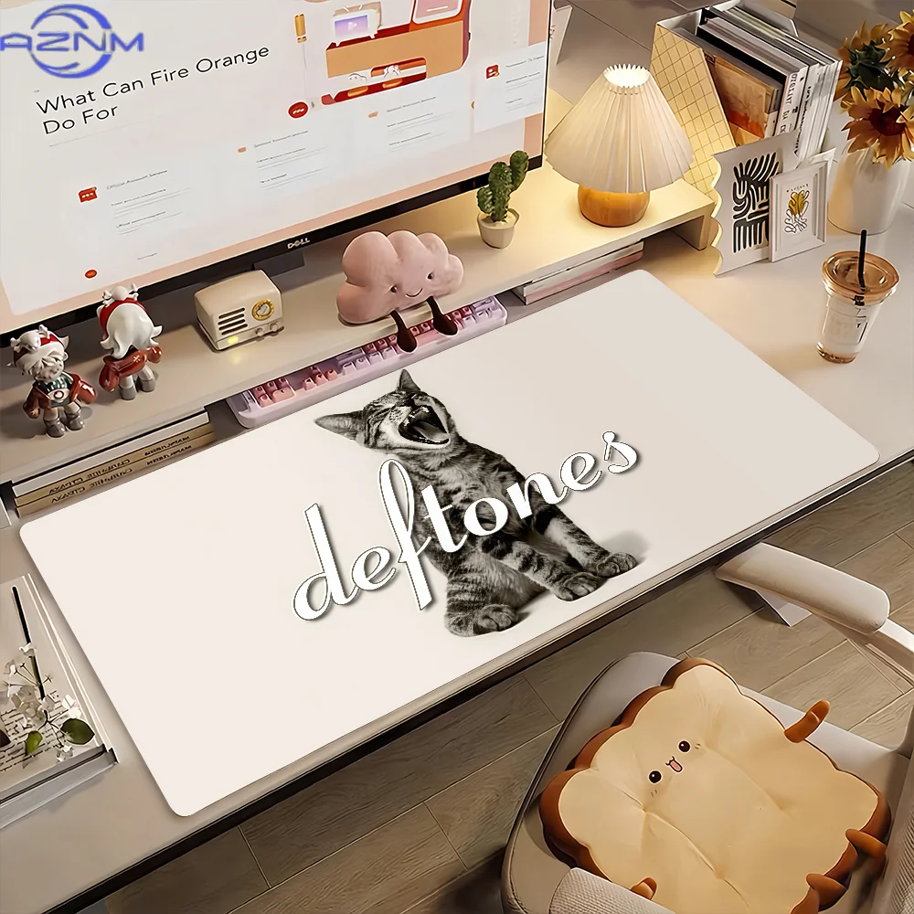 Alfombrilla de ratón D-Deftones a la moda, alfombrilla antideslizante para escritorio, accesorios para PC y portátil, teclado de