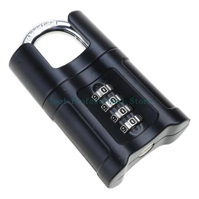 57QF 4 Digit Combination Lock Outdoor Safely Code Lock Heavy Duty Combination Padlock Weatherproof Gym Locker Lock Enduring