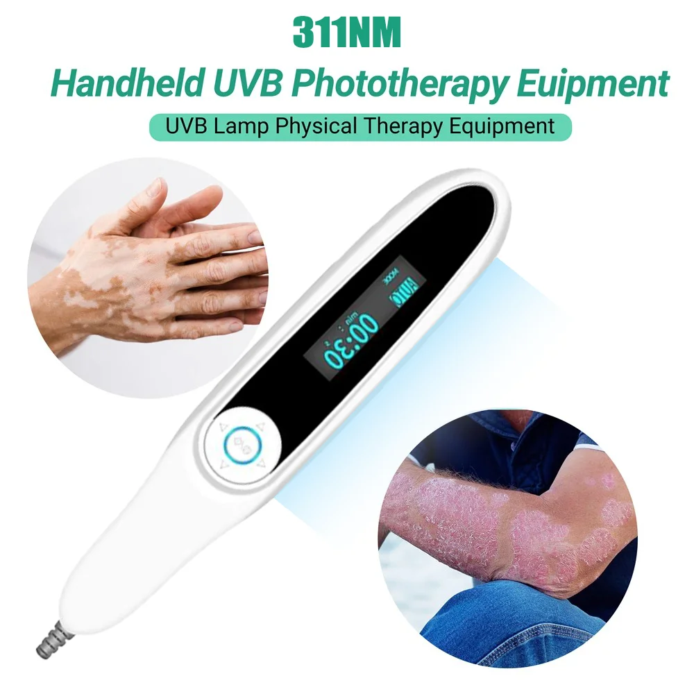 311NM UV Phototherapy Lamp Device for Vitiligo Treatment UV NarrowBand Ultraviolet Light Therapy Psoriasis Spots Eczema