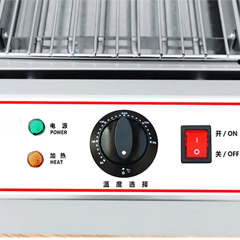 2500W Electric Oven Household Barbecue Oven Commercial Stainless Steel Smokeless Indoor Small Self-service Skewer Machine