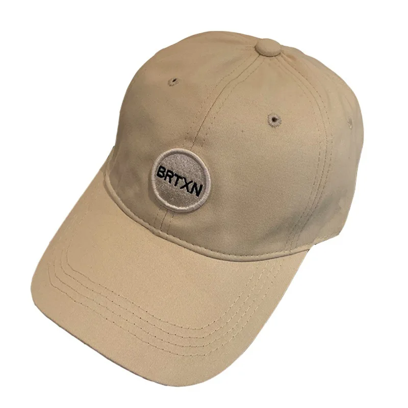 Outdoor Sports Letters Cap Round Label Baseball Cap Women\'s Casual Sun Protection Hat