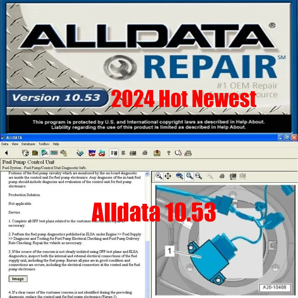 2024 Hot Newest alldata auto repair software alldata 10.53 software alldata download alldata auto diagnostic free help install