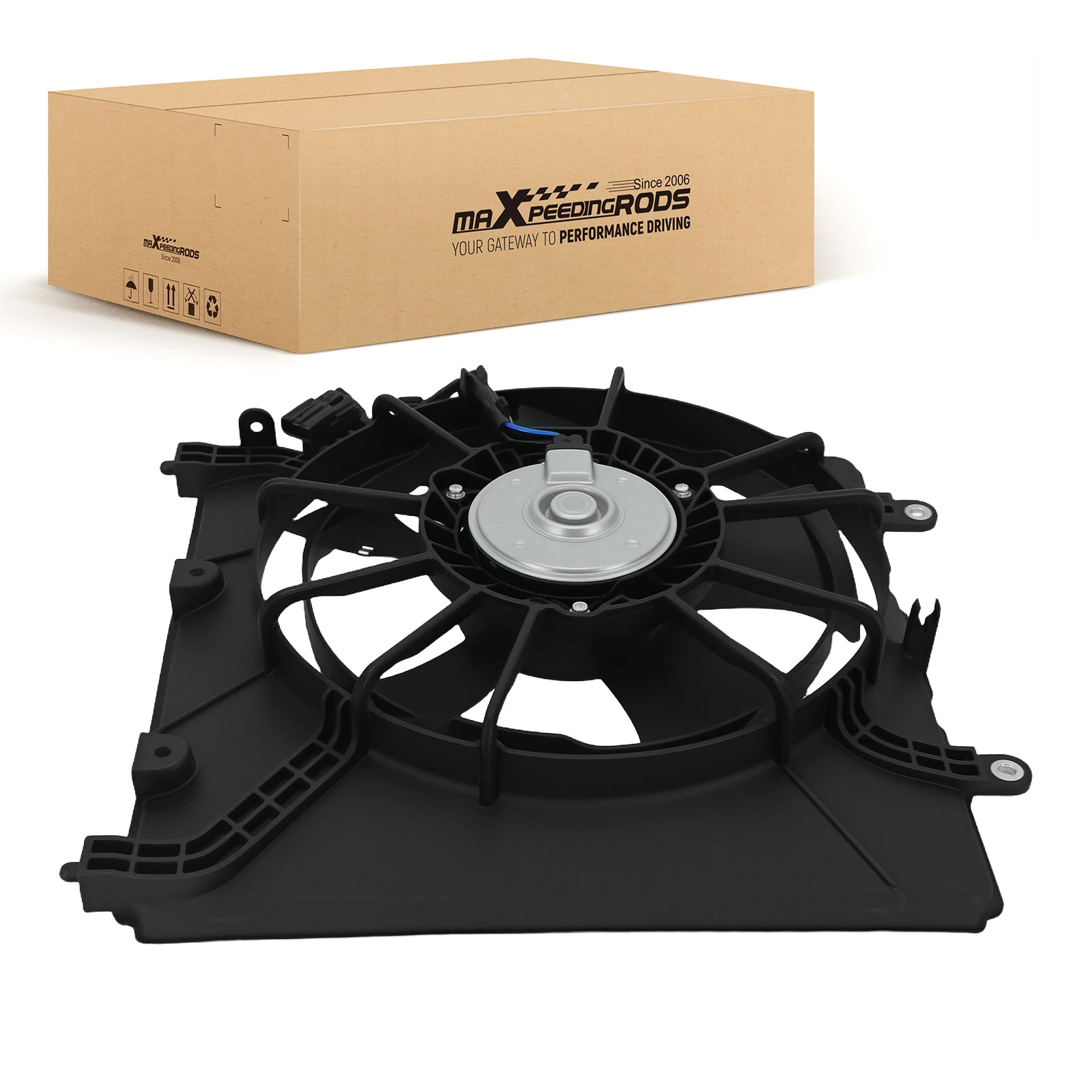 

Electric Radiator Cooling Fan for Honda L4 1.5L 2015-20 HO3115166 601480 2Pin