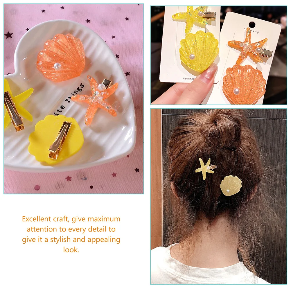 

8Pcs Fringe Clips Bright Color Fashionable Design Hair Barrettes for Daily Wear Wedding Party Hair Accessories