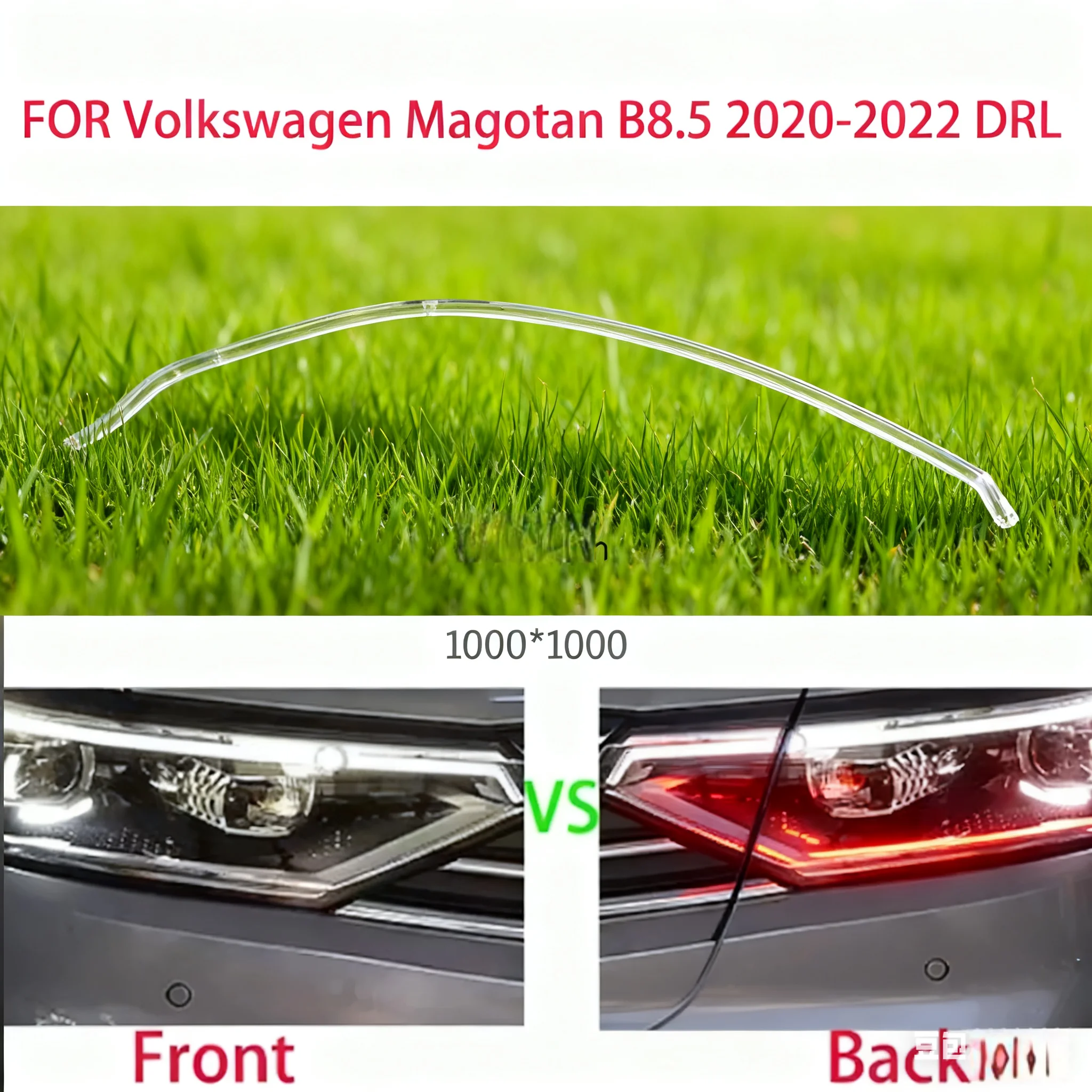 

Для Volkswagen Magotan B8.5 2020-2022 Низкий DRL Световод Пластина Световод Трубка Фара Дневные ходовые огни Guide Angel Eye