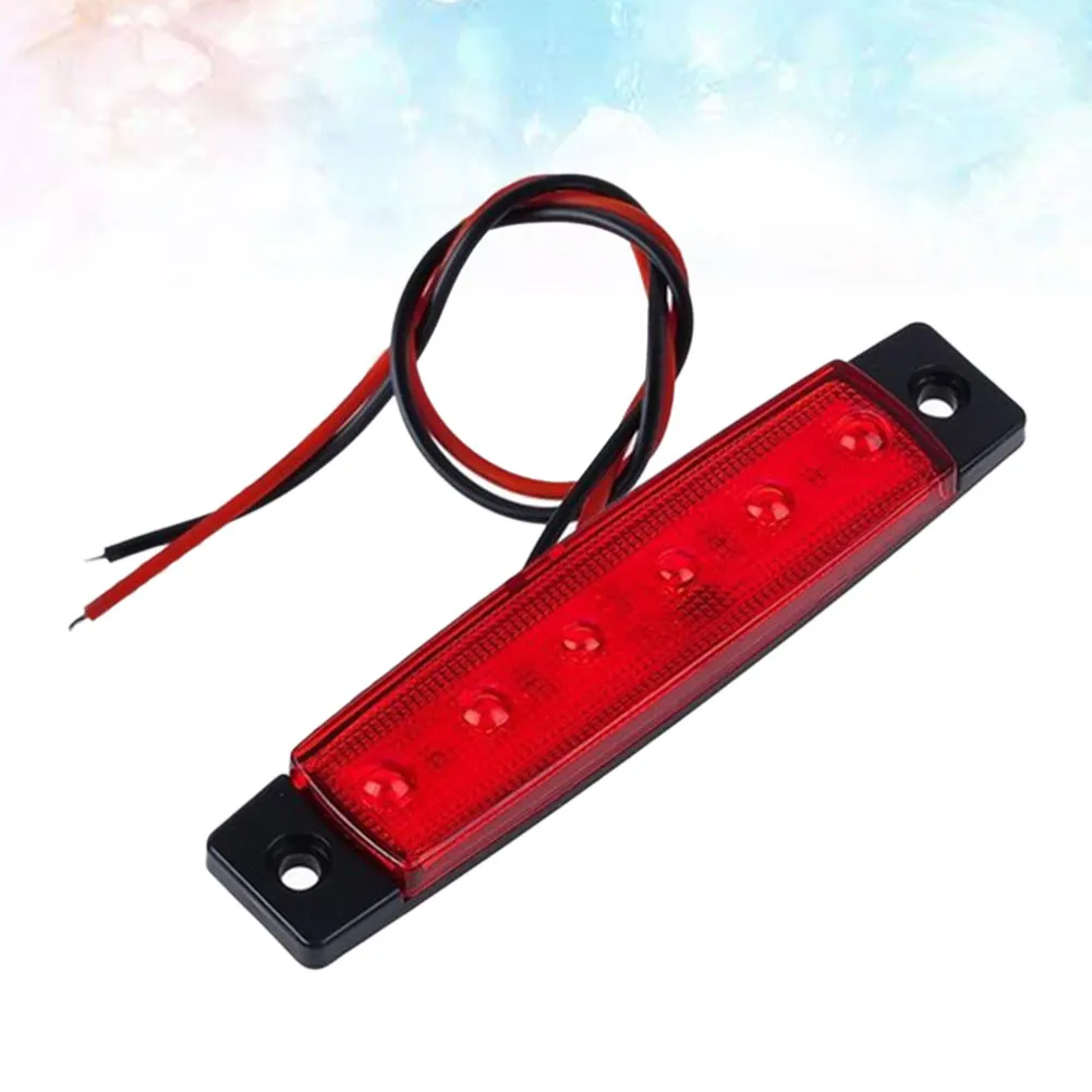 

2 pcs LED Tail Truck Trailer Rear Side Marker Red Waterproof Corrosion Resistant Efficient Bright LED Brake Lights Truck Signal