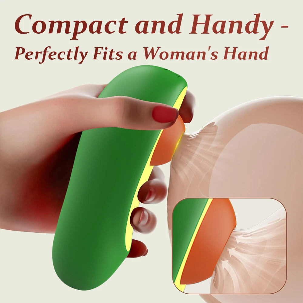 Powerful Clit Vacuum Avocado Sucker Vibrator Vaginal Clitoris G Spot Stimulator Female Masturbator Sex Toys Adult Goods