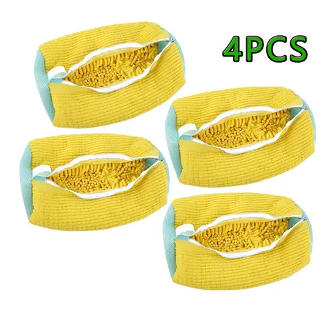 Bolsa Lavable a Máquina para Lavar y Secar Zapatos con Fibra Suave - Protector de Lavandería de Poliéster Duradero para Zapatos con Correa Ajustable