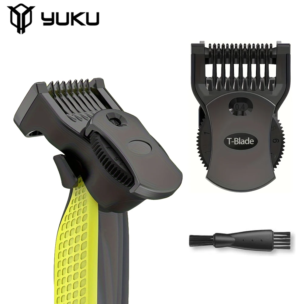 YUKU 14-in-1 Adjustable Guards Guide Comb for Philips One Blade QP2520 QP2630 QP2724 QP2834 Electric Shaver Replacement Kit