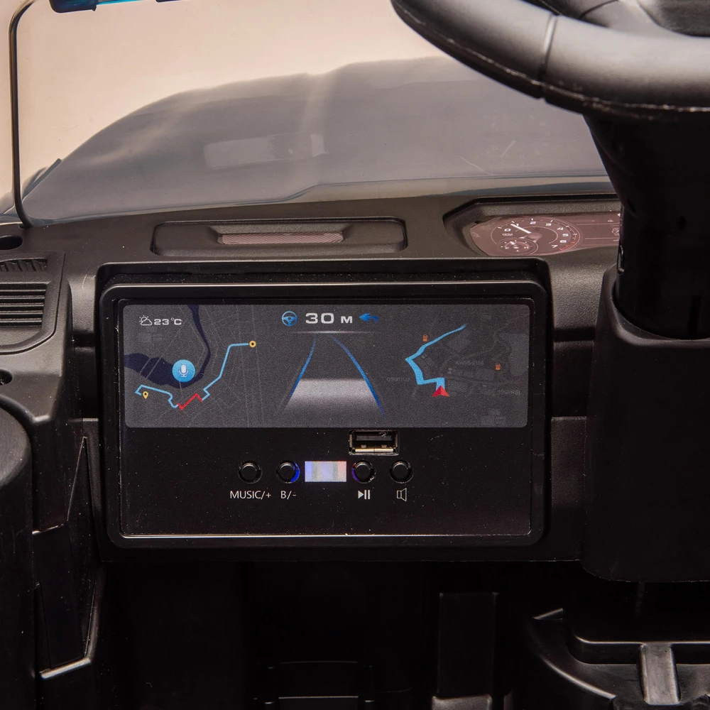 12V キッズライドオン トラック リモコン付き リアショックサスペンション LEDヘッドライト 3段階速度調整 Bluetooth