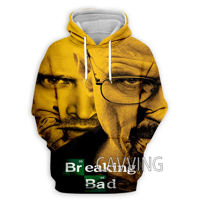 New Fashion  3D Print  Breaking Bad  Hoodies Hooded Sweatshirts Harajuku Hoodie Sweatshirts Tops Clothing  for Women/men  H01