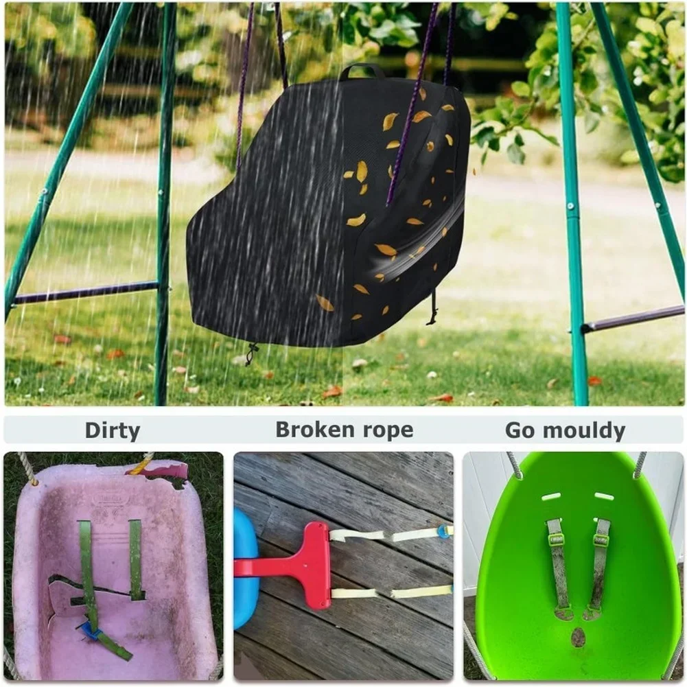 

1pc 420D Oxford Outdoor Swing Seat Cover Outdoor Small Swing Cover 41*41*50cm Swing Seat Cover Home Garden Home Textile