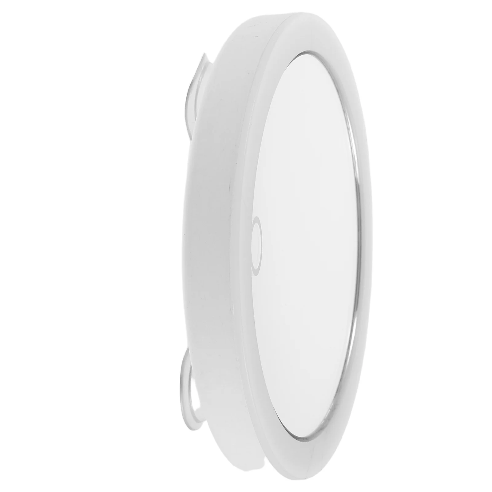 

Rechargeable LED Makeup Mirror 10x Magnification Triple Suction Cups Portable Lighted Travel Compact Vanity Wall Mount