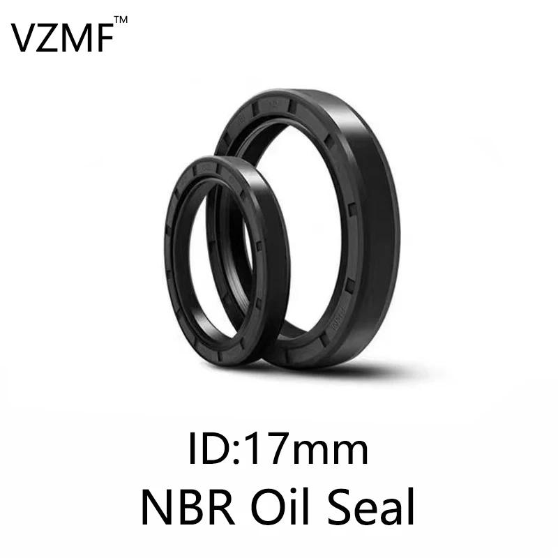 

NBR TC/TG Framework Oil Seal ID 17mm OD 24-47mm Thickness 3-10mm Nitrile Butadiene Rubber Gasket Sealing Rings