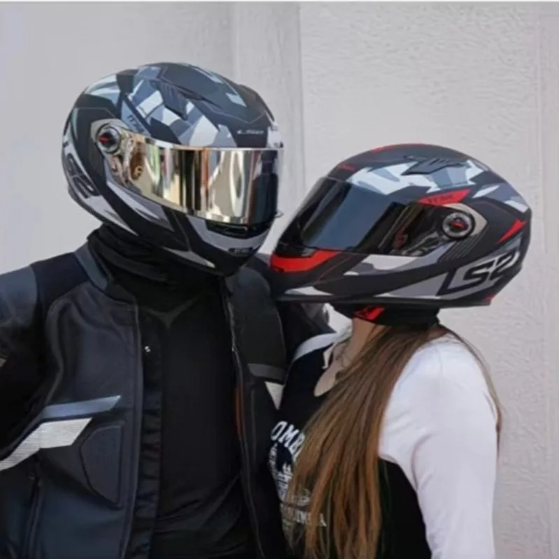 LS2 خوذة دراجة نارية خوذة كاملة مركبة كهربية أربعة مواسم خوذة كاملة قاطرة 3C شهادة FF358 لون جديد #5